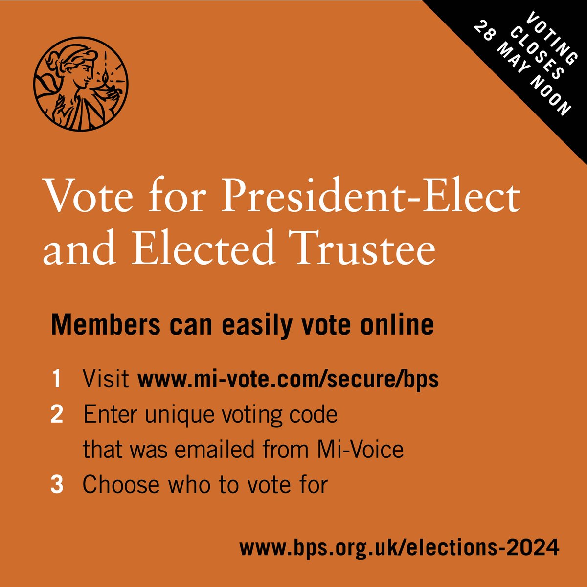 Why not start your day doing something good for our society? We still need lots more member votes for the President-Elect and Elected Trustee. ✨A big thank you to all our members who've already voted! It only takes a few minutes. Meet the candidates: bps.org.uk/elections-2024
