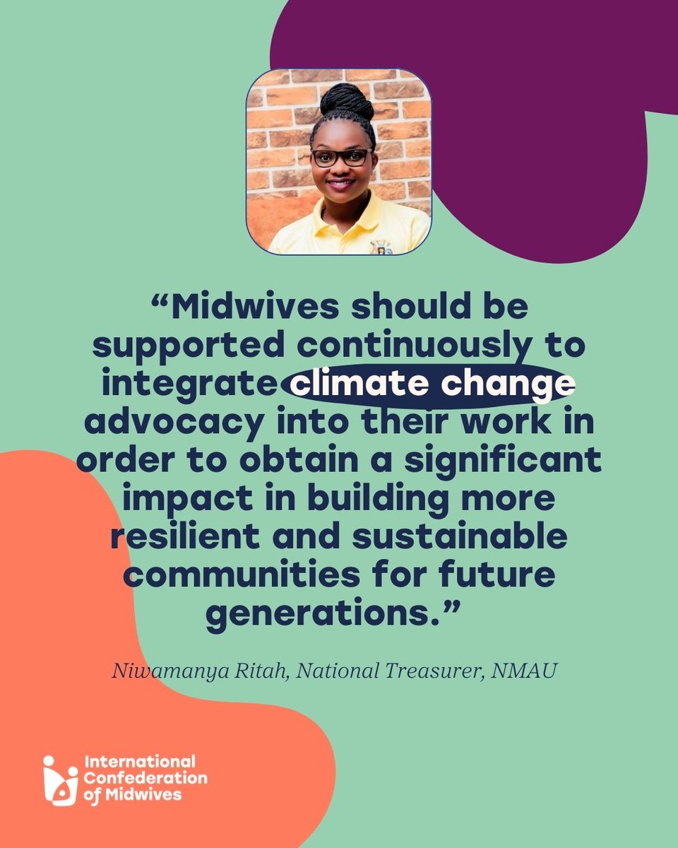 🌱👩‍⚕️ Celebrating #IDM2024: Midwives are also vital climate advocates! @NiwamanyaRitah, @NatMidwivesAsUg Treasurer, emphasises their role in promoting climate resilience. Let's support midwives in integrating climate advocacy for healthier futures. 🌍👶