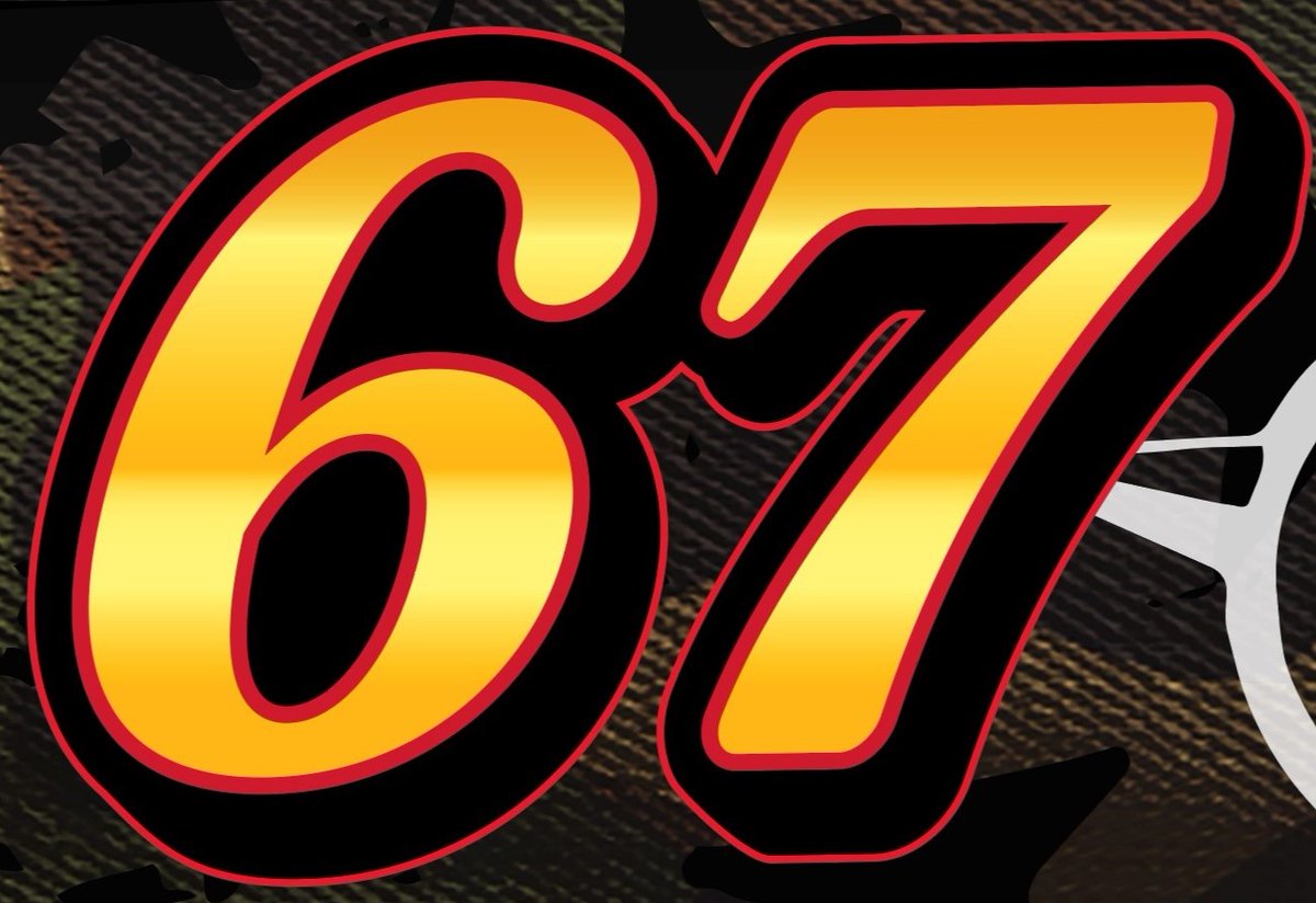 We have a new race number for @JEarnhardt1's @k9_coast Toyota Tundra TRD Pro that will be racing @CLTMotorSpdwy on Memorial Day weekend: 67! #NASCAR #NCEducationLottery200 #MemorialDayWeekend #ServiceK9 🎨 @SMD_racing