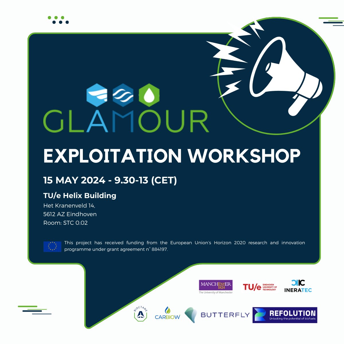 The <a href="/GlamourH2020/">Glamour H2020</a> Exploitation Workshop is just around the corner! Come join us for an in-depth discussion on the latest developments towards the demostration of advanced #biofuels and #cleanenergy technologies. Register now to secure your spot!🔗 lnkd.in/dRVshFpY