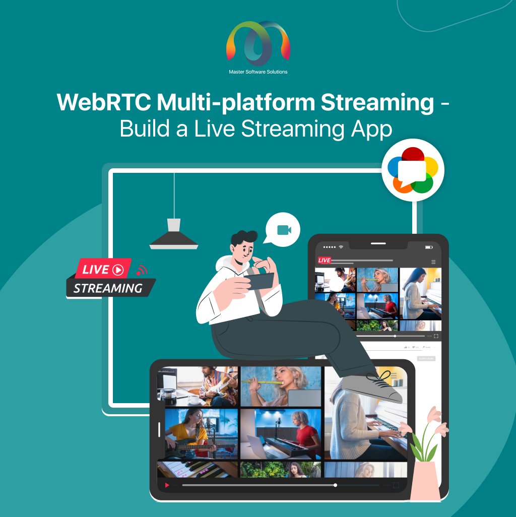 mssglobally's tweet image. Explore the power of WebRTC for multi-platform live streaming! Dive into these details and learn how to create your live-streaming app.

Read More - t.ly/FEtpm

#webrtc  #multiplatformstreaming #webrtcdeveloper #livestreamingapp #mss #mastersoftwaresolutions