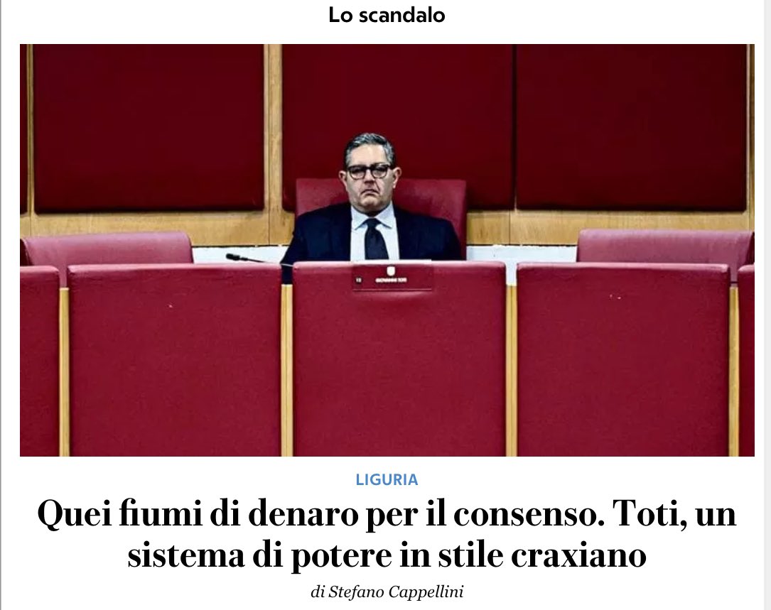 E se fosse eliminazione delle quinte colonne pro EU francotedesca in Italia? Se è davvero così i prossimi dovrebbero essere Salvini e Renzi, vedremo fra un mese… In pochi andranno a votare, eccicredo!