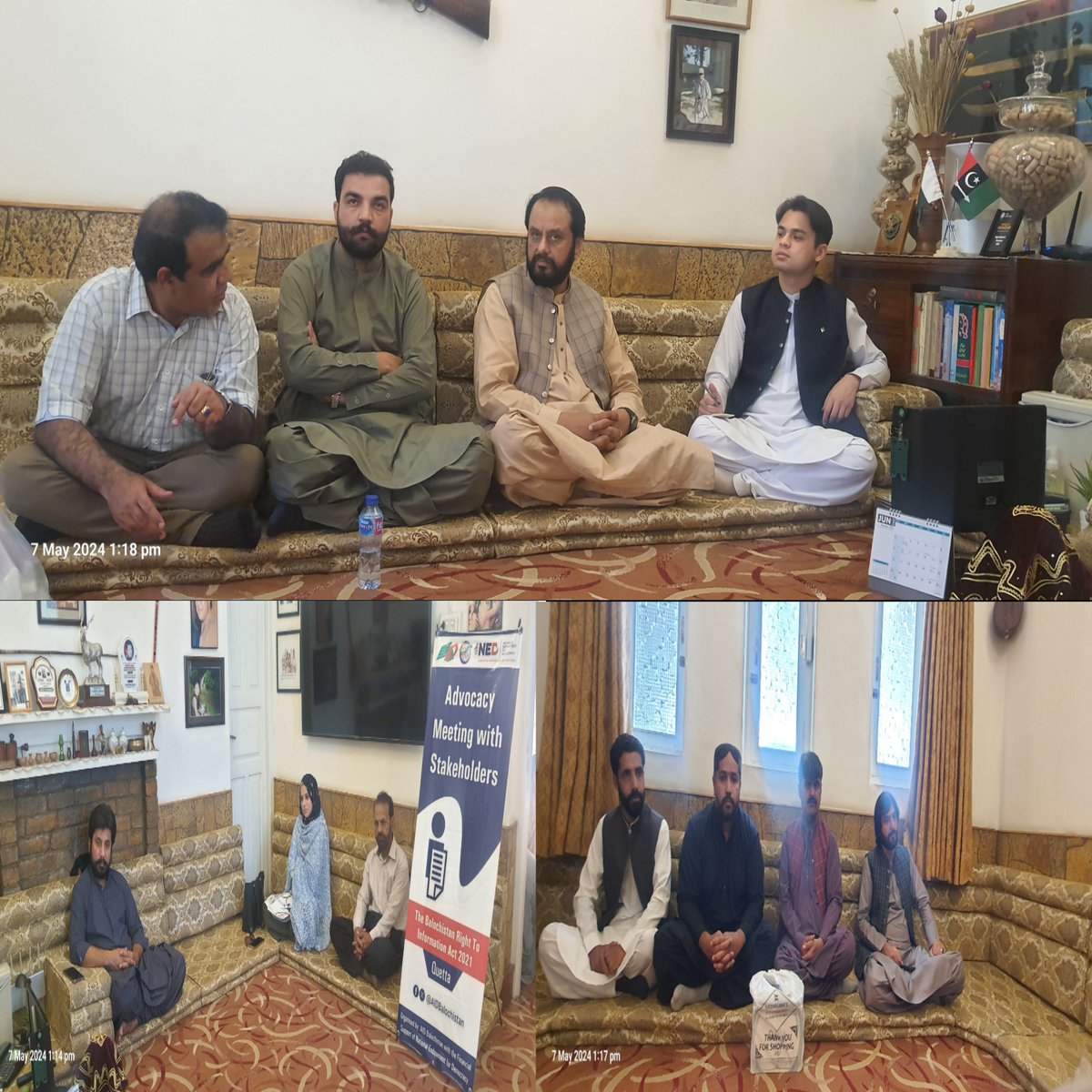 Our Public Accountability Forum members had a meeting with @JamalRaisani Member National Assembly Pakistan. They have requested the establishment of #RTICommissionBalochistan. @BBhuttoZardari @CMOBalochistan @PakSarfrazbugti @hamzashafqaat @NEDemocracy @dpr_gob @jam_kamal