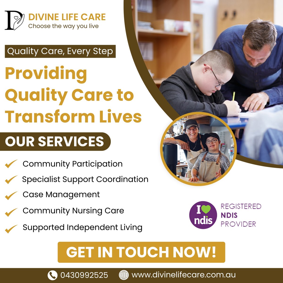 Contact us today to learn more about our services.

☎️ Phone: 0430992525

#divinelifecare #ndisbeds #accomodation #ndisaccomodation #ndisvacancy #ndis #disabilitycare #perth #bunbury #westernaustralia #ndisapproved #NDIScommunity #ndisaustralia #ndisserviceprovider #mandurah