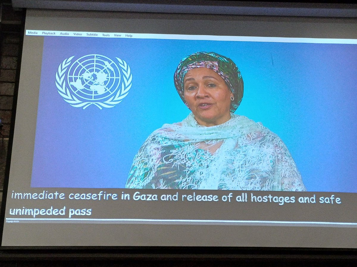 UNDeputySG @AminaJMohammed opens the #2024UNCSC in Nairobi with a powerful call for an immediate ceasefire in Gaza. We can not stay silent at a Summit for the Future when the future of a million people in Rafah is threatened at this very moment! #RiseForRafah #CeasefireNOW