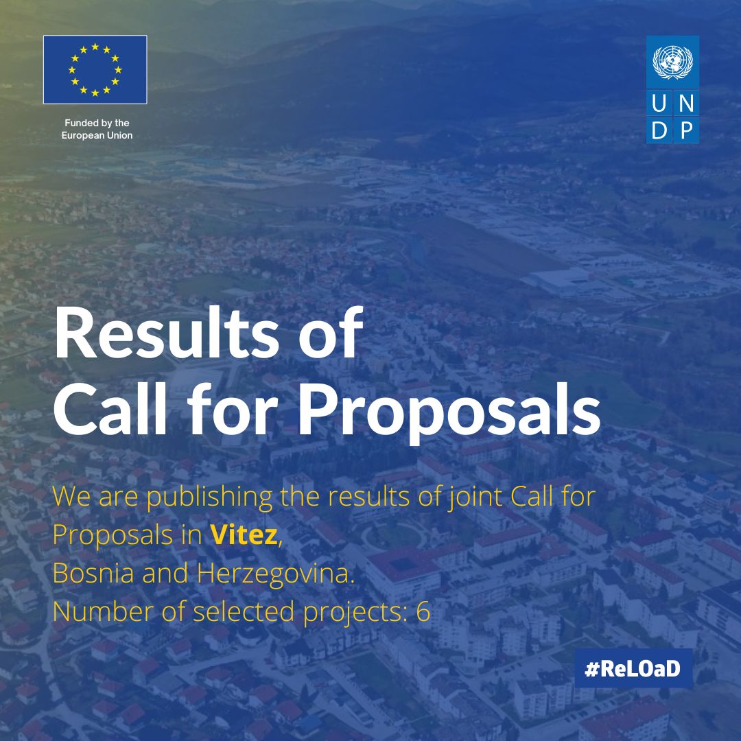 The result of the third public call for civil society organizations that have submitted project proposals for joint #publiccall⬇️ Vitez: shorturl.at/dhuG5 #ReLOaD is funded by #EU and implemented by #UNDP. #UNDPEUPartnership #LocalDemocracy #WesternBalkans