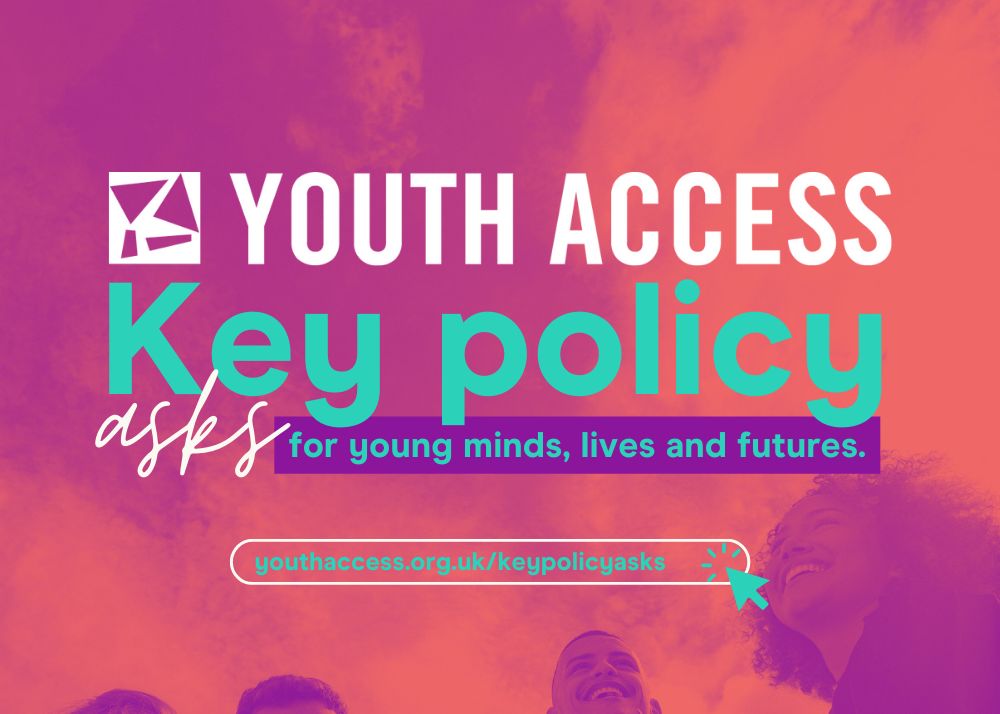 Today, we launch our Key policy asks, developed alongside our member services and informed by the young people they work with ⚡️ Our asks propose three steps to protect the mental health and wellbeing of current and future generations 👉 youthaccess.org.uk/keypolicyasks