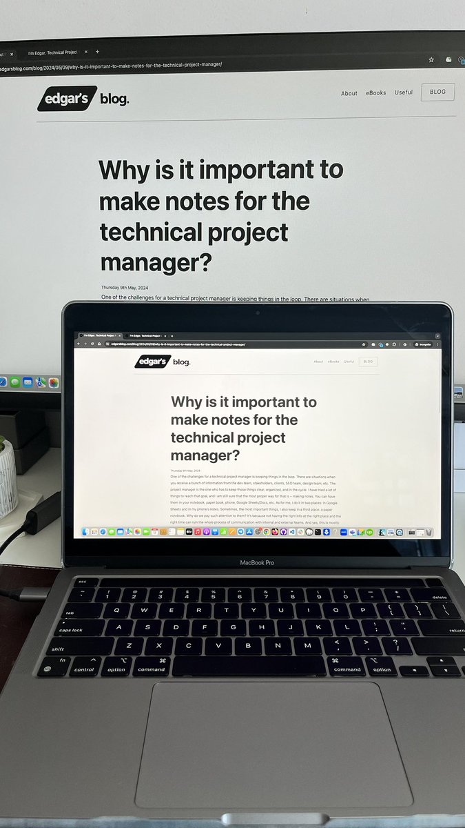 Why is it important to make notes for the technical project manager?

edgarsblog.com/blog/2024/05/0…

#itmanager #projectmanagement #Projectmanager