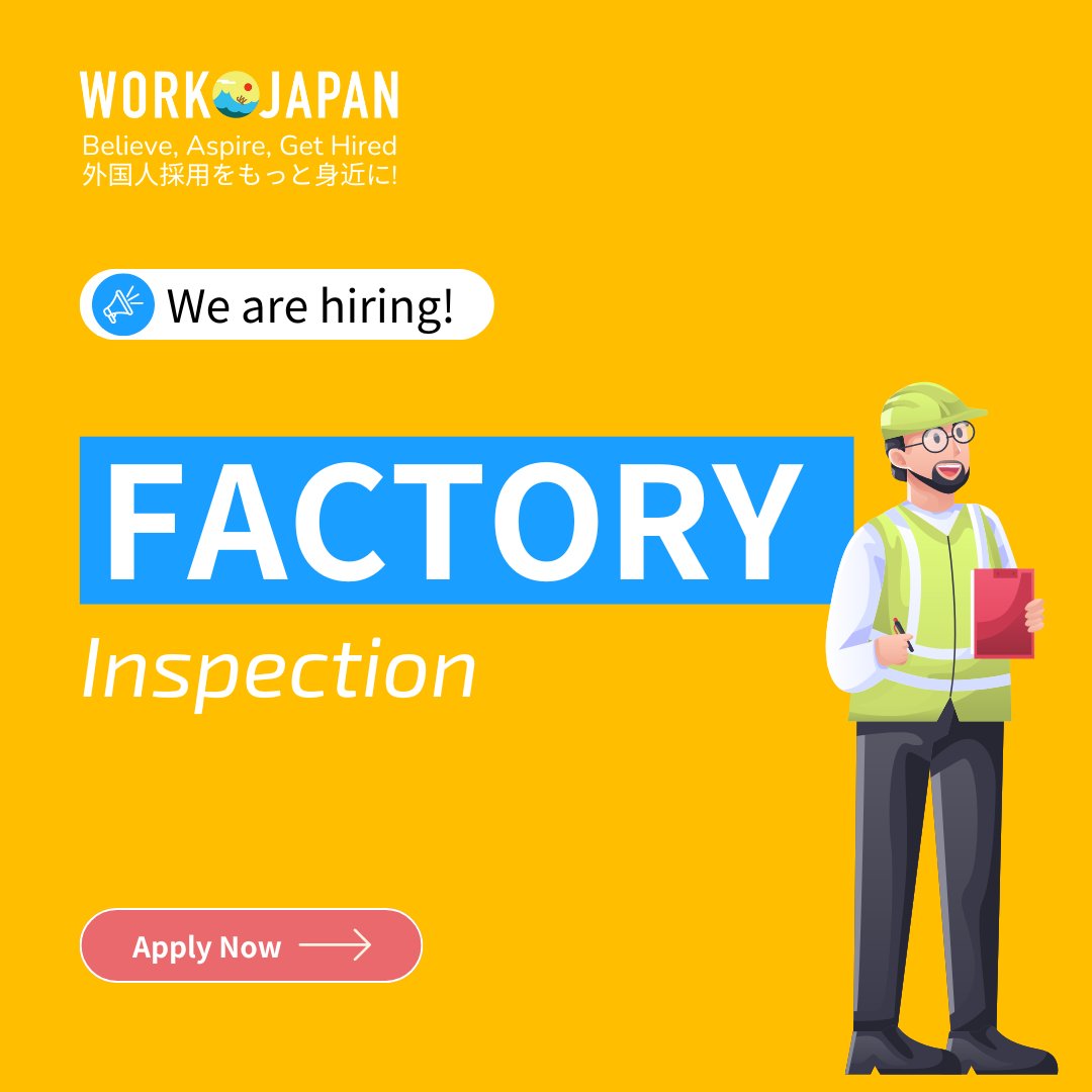 💸 Earn ¥1,625/hour Wakaba Sta. (Saitama) 💸
workjapan.jp/jobs/factory-i…
👷🏻‍♂️ Female preferred
✅ Foreigner working
⚡ No CV/Experience OK
🚕 Paid transport
#jobsearch #foreignerinjapan #jobhiring #japan #livinginjapan