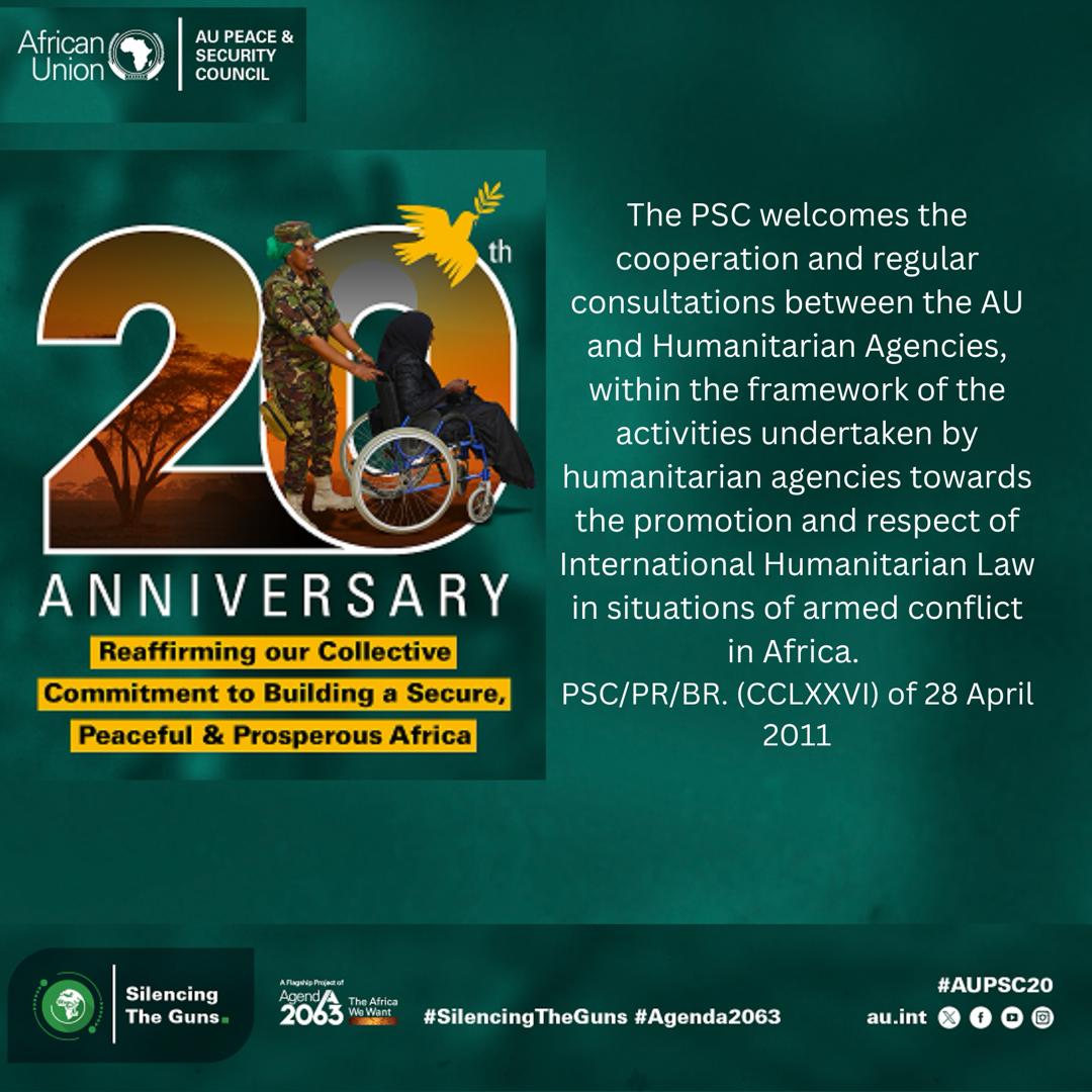 Marking the 20th Anniversary of the African Union Peace and Security Council #AUPSC20