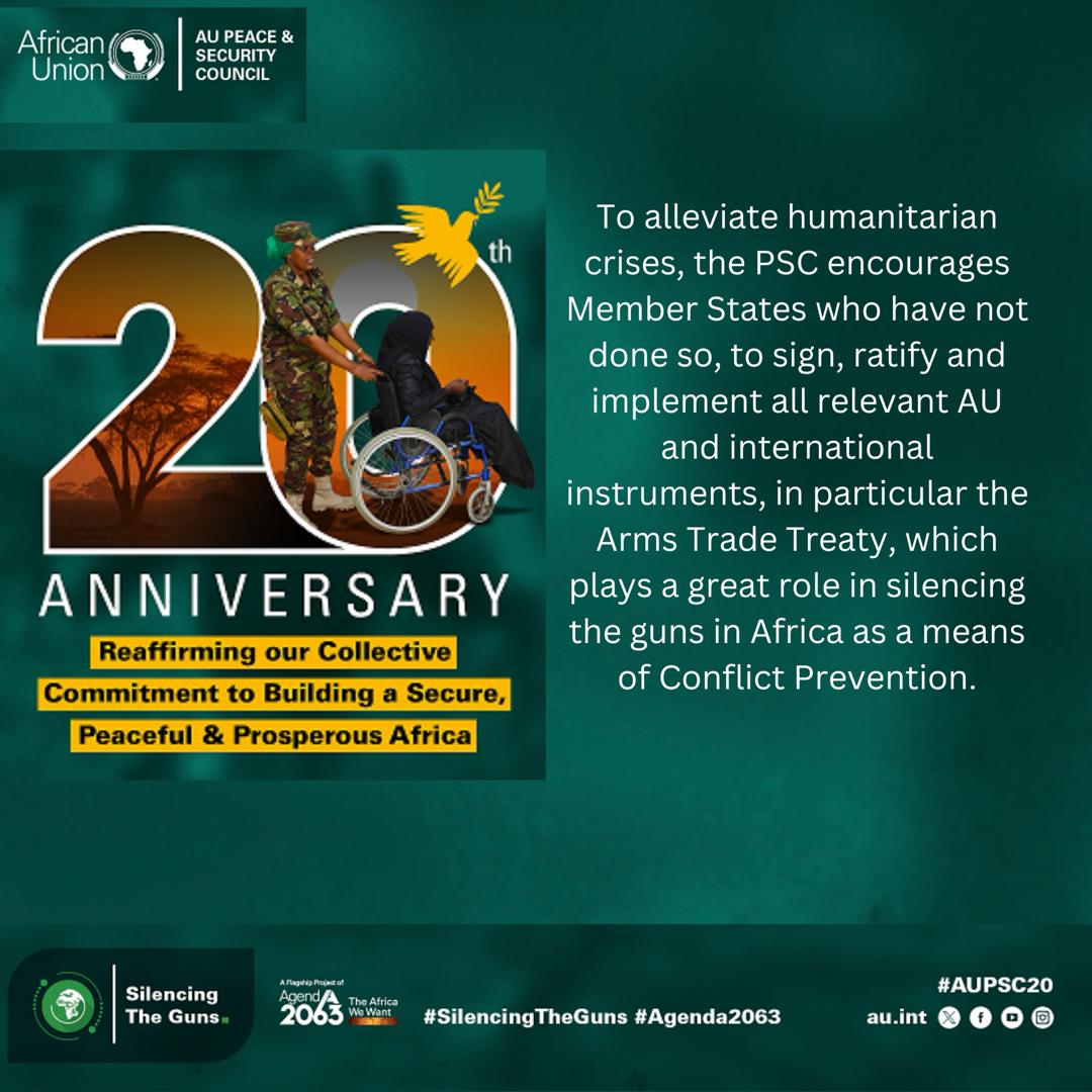 Marking the 20th Anniversary of the African Union Peace and Security Council #AUPSC20