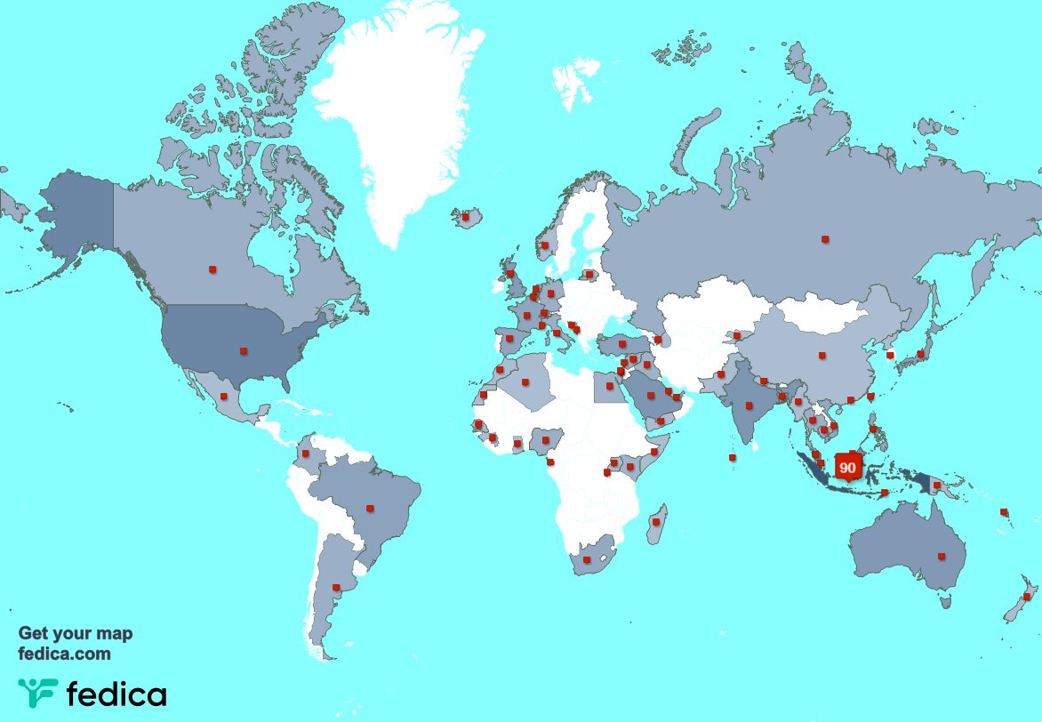 I have 5 new followers from Saudi Arabia, and more last week. See fedica.com/!ndyArthrunZar…