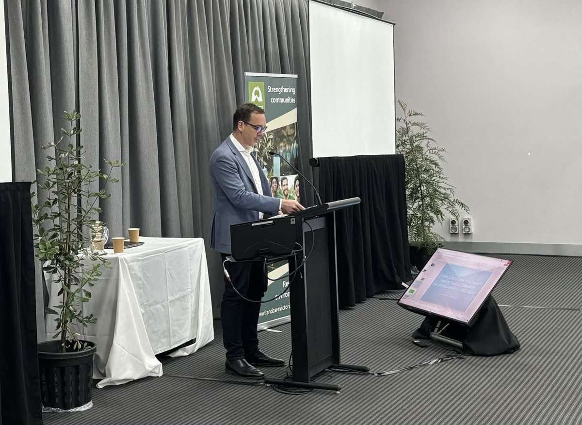 Last year, Landcare volunteers spent a total of 820,000 hours protecting and preserving the Victorian landscape. I was proud to announce today additional funding to support the Landcare Facilitator Program through to March 2026. Great to be at the Landcare Victoria Forum.