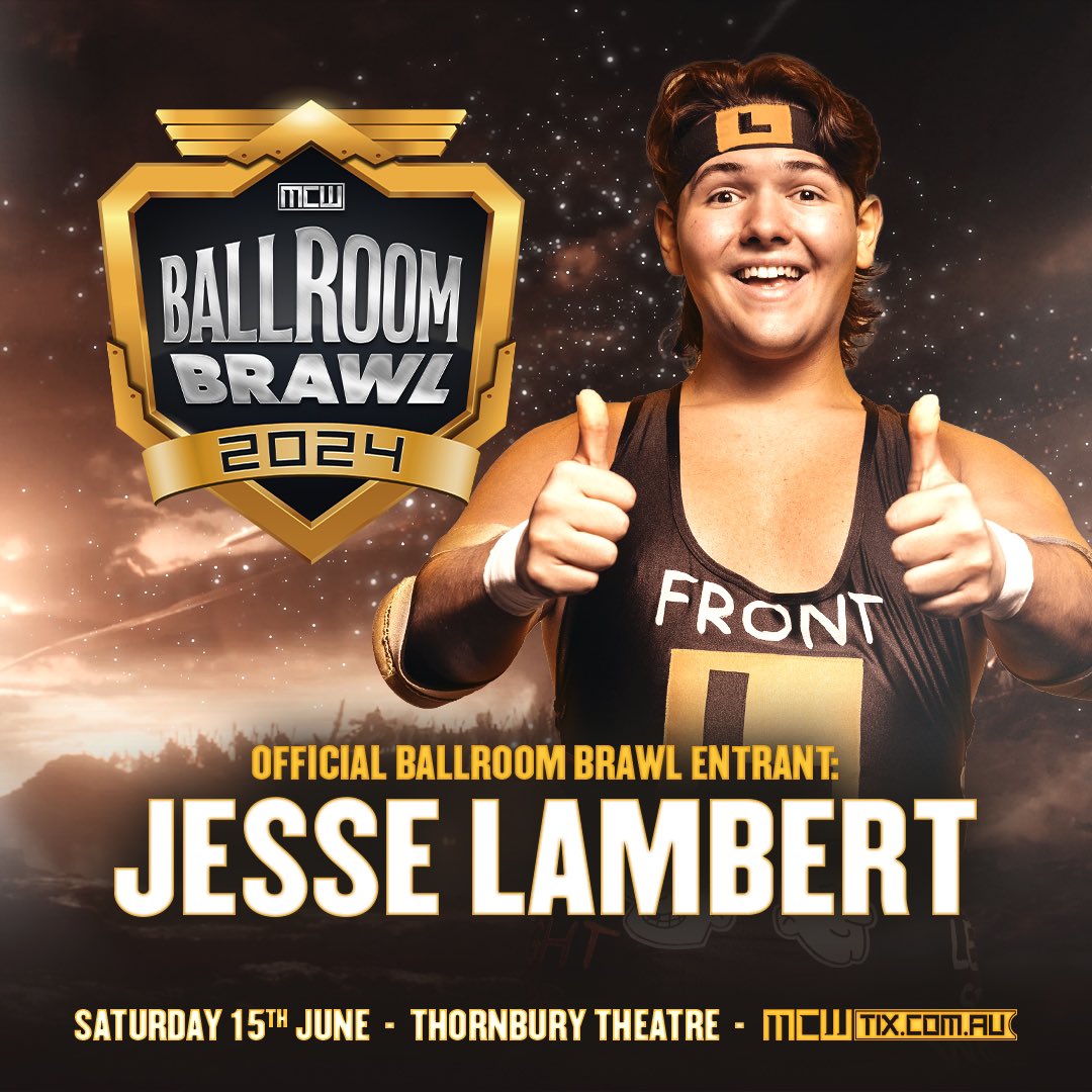 He’s just got his P plates and now @jessepplate is officially on the road to the 2024 Ballroom Brawl! #MCWBallroomBrawl