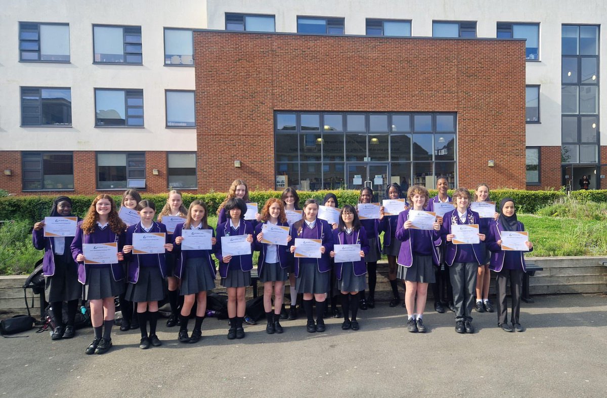 Our fantastic year 7 and 8 students who won 19 Bronze, 6 Silver and 3 Golds in the recent UKMT Challenge @UKMathsTrust #allcanwewill