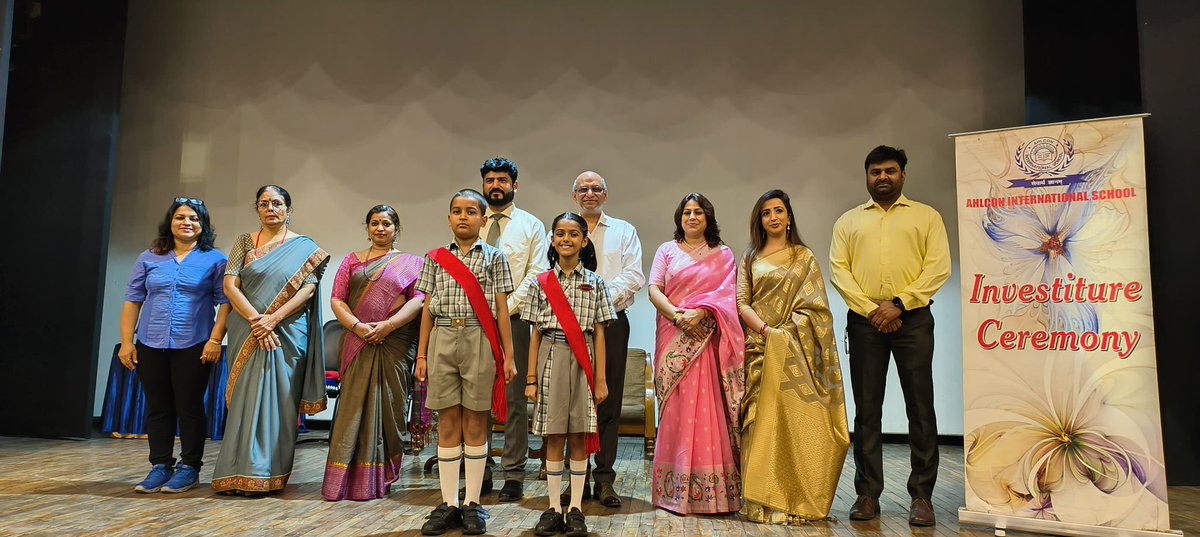Ahlcon International School Preparatory Stage celebrated Investiture Ceremony which signifies the confidence and reliance that the school invests in the newly elected council members. @ashokkp @y_sanjay @pntduggal @Kavita_hm