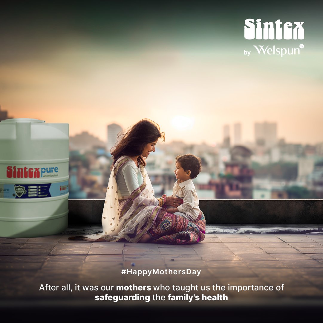Because every day is a celebration of love, but today, it's all about her! Wishing all the incredible mothers out there a Happy Mother's Day filled with joy, hugs, and moments that make your heart smile. ✨ #Sintex #Welspun #WelspunWorld #HarDilWelspun #Mothersday #motherslove