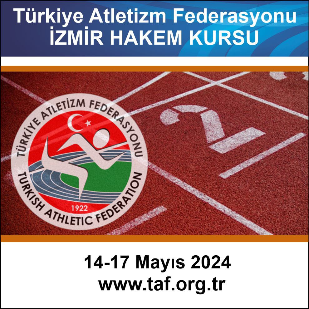 📢Türkiye Atletizm Federasyonu İzmir Hakem Kursu açılıyor. Detaylar için ⬇️ izmir.gsb.gov.tr/Duyuru/271103/…
