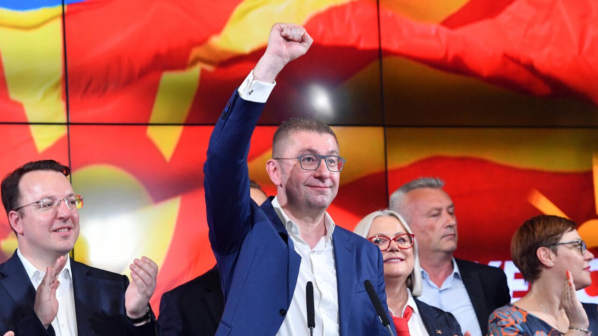N. Macedonia's nationalist opposition sweeps elections, setting rocky path for EU accession ➡️ go.france24.com/2zi