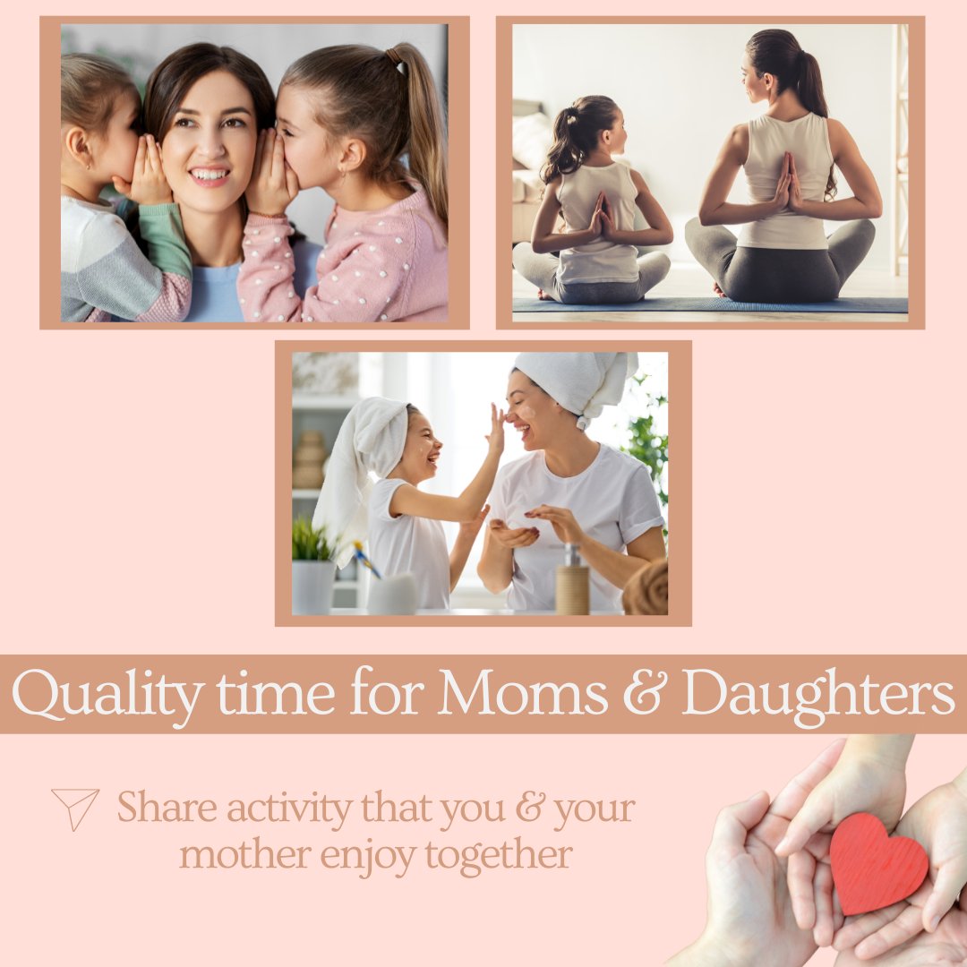 Cherishing quality time with Mom 💖
Share your favorite activities spent together in the comments below⬇️
Baking, Meditation, Gossiping,
let's celebrate those precious moments this Mother's Day. 🌷

#MomMoments #QualityTime #mom #mother #momtip #vibesgood #motherdaygift #trending