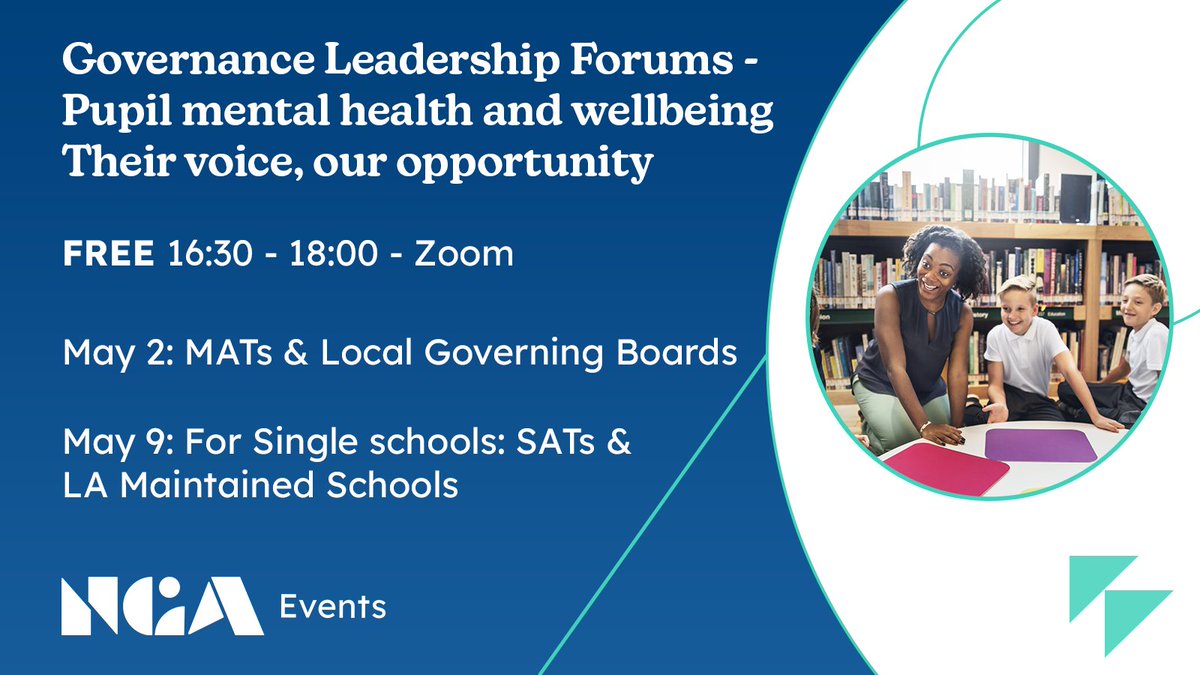 We are looking forward to @NGAMedia's Governance Leadership Forum today. Place2Be's Director of Operations Si Yates will be speaking about how chairs and vice-chairs can be pivotal in driving a culture that supports and promotes pupil mental health.🏫