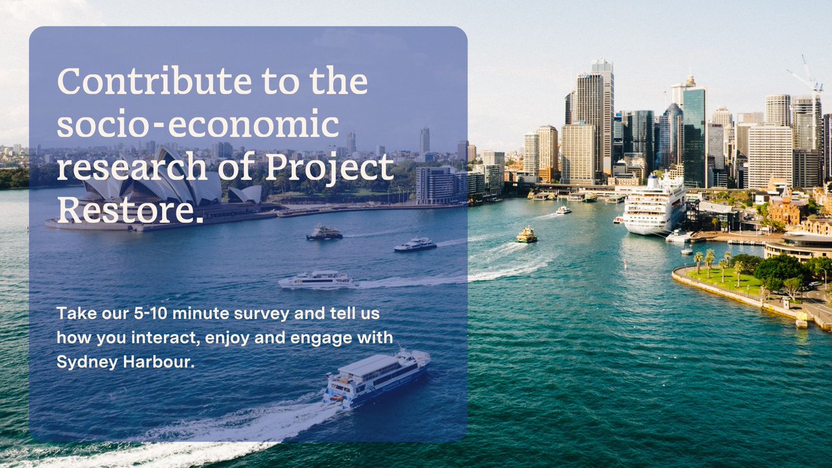 We want to hear from you! By filling in the survey you will help the Project Restore team understand the social and economic benefits which may come from this restoration project. Go here to complete the survey: utsau.au1.qualtrics.com/jfe/form/SV_dm…
