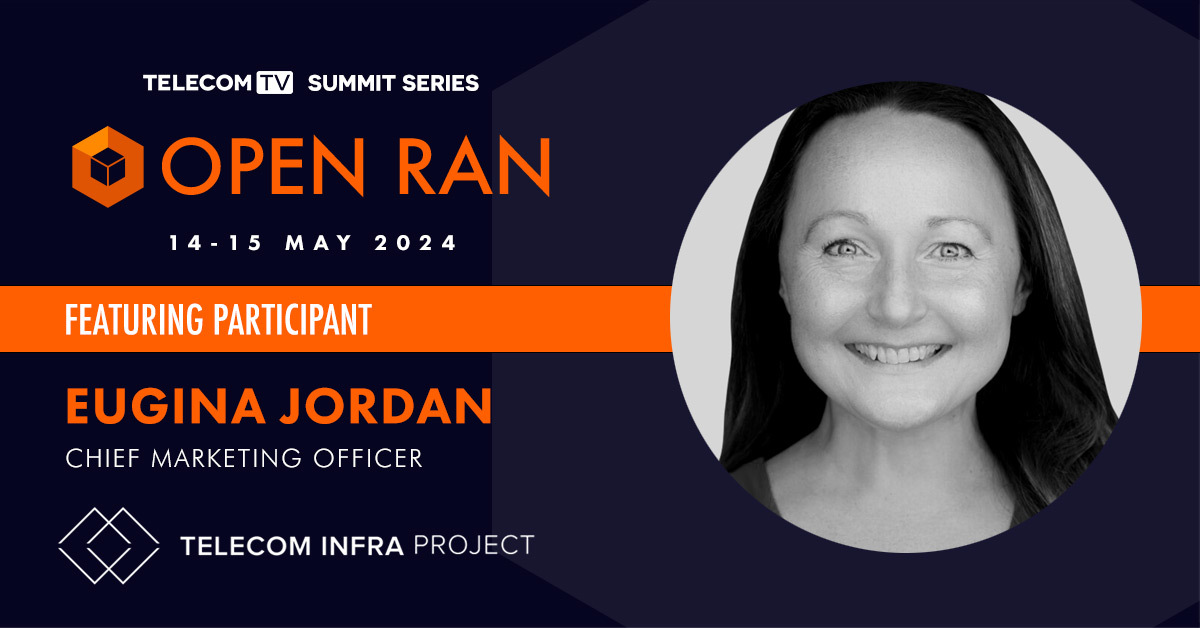 @TelecomInfraP's Eugina Jordan will join us online for The Open RAN Summit (14-15 May) to discuss telco deployment scenarios for existing brownfield sites, the potential of the RIC and much more ☞ Register now: telecomtv.com/content/Open-R… #DSPLeaders