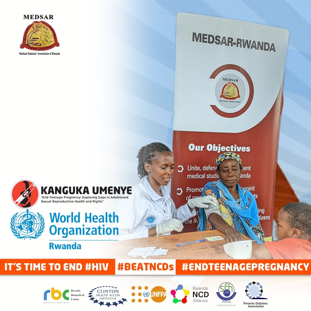 We are in @KayonzaDistrict combating teenage pregnancies, HIV, and NCDs in Rwanda through targeted interventions, community engagement, and multi-sectoral collaboration. Let's build a healthier, more equitable society together! #KangukaUmenye #MEDSARDay2024 #ScientificConference