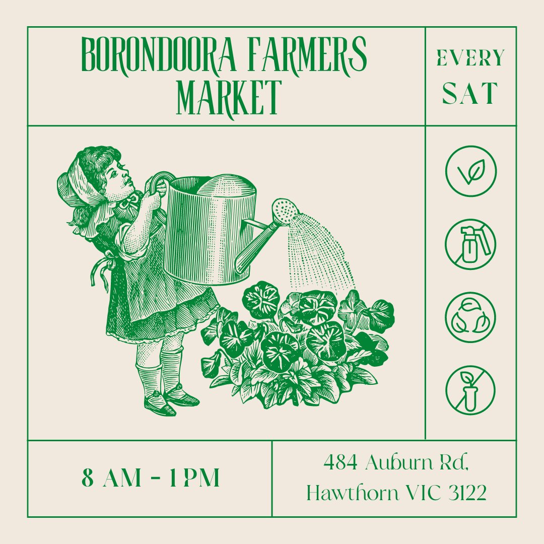 Looking for the freshest produce and artisan goods? Look no further than Borondoora Farmer's Market! Every Saturday from 9am-1pm. 

 foodwaste #endfoodwaste #mindfulconsumption #zerowastekitchen #greenliving #sustainability #wastemanagement #climate change