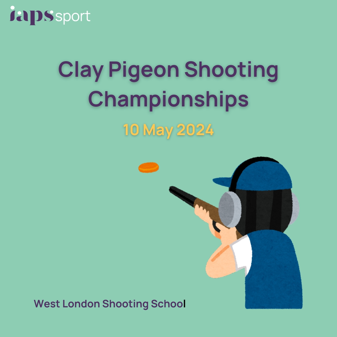 Best of luck to everyone competing in tomorrow's Clay Pigeon Championships at West London Shooting School! #IAPS #IAPSSport #ClayPigeonShooting #IndependentSchools #PrepSchool #PrepSchoolHeads #IndependentSchoolHeads #IndependentSchoolSports #KidsInSport