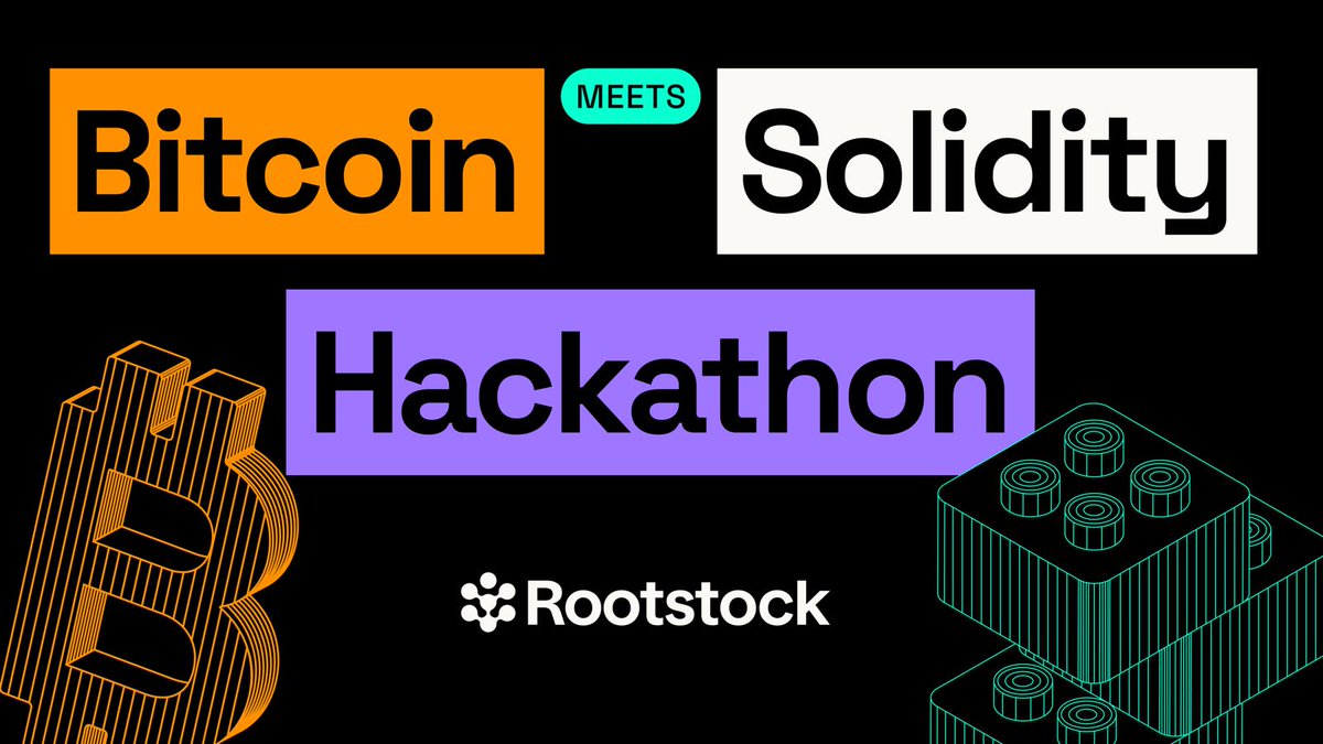 💡Bitcoin Meets Solidity Hackathon by #Rootstock is here.

Participate in building and contributing to the #ecosystem growth of #Bitcoin with Rootstock and stand a chance of winning prize money paid in $rBTC (Rootstock's native token)

 taikai.network/rootstock/hack…