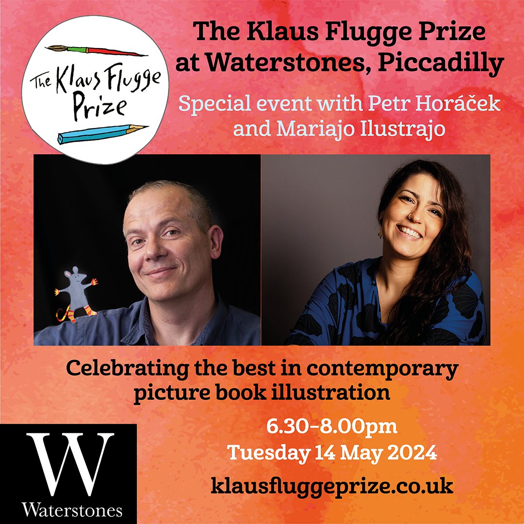 'Don’t look for your own style.The style will find you. And if you are truthful in your work, children will notice.' @PHoracek for @imaginecentre Petr & @Ilustrajo are speakers at the special #KlausFluggePrize #illustration event 14 May. A few tickets left ow.ly/zCvu50RzVom