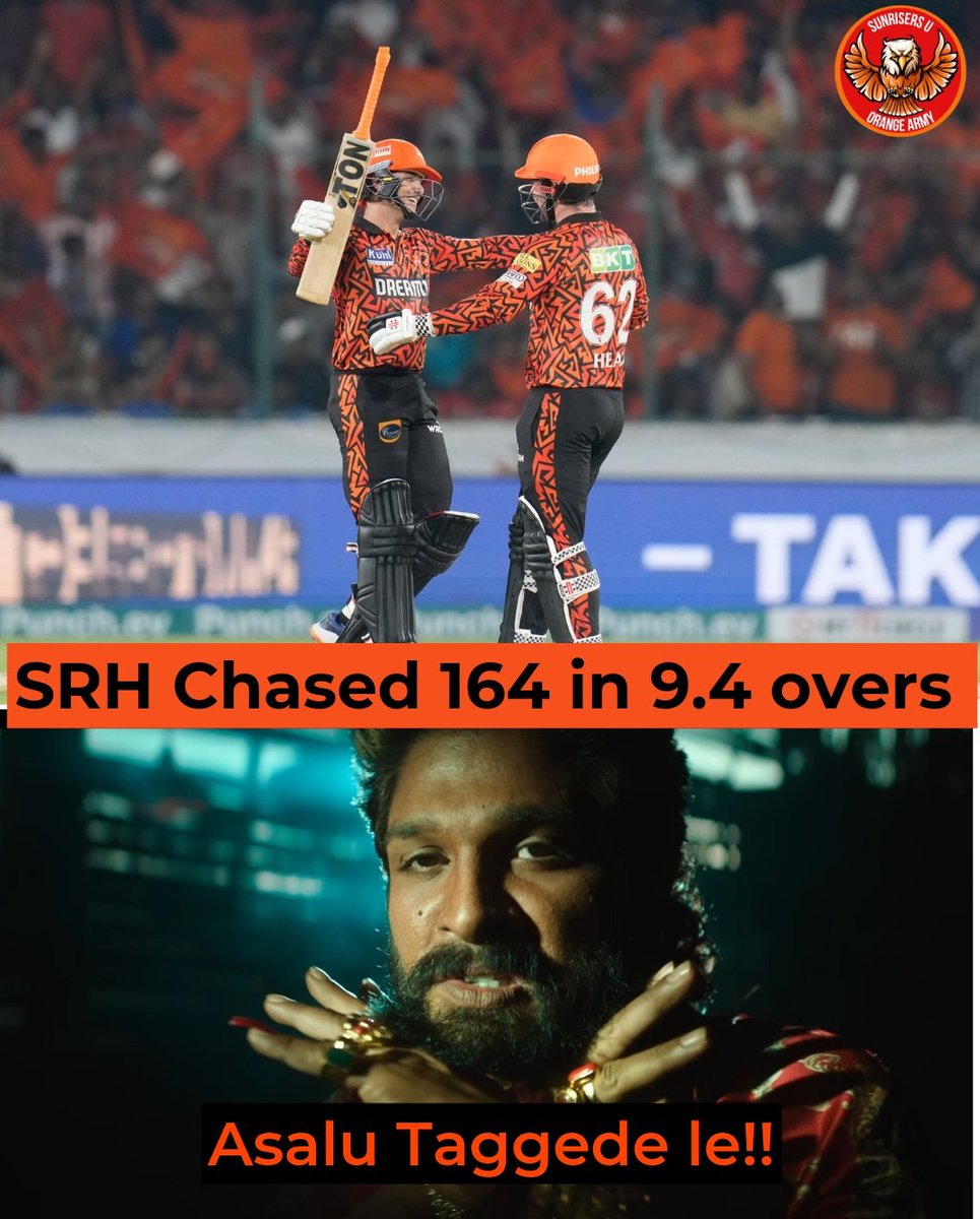 Evado SRH chasing cheyaledu anadu kadha.....🤫🔥

#SRHvsLSG #IPL2024 #OrangeArmy #PlayWithFire #IPLonJioCinema #SunrisersHyderabad #TATAIPL2024