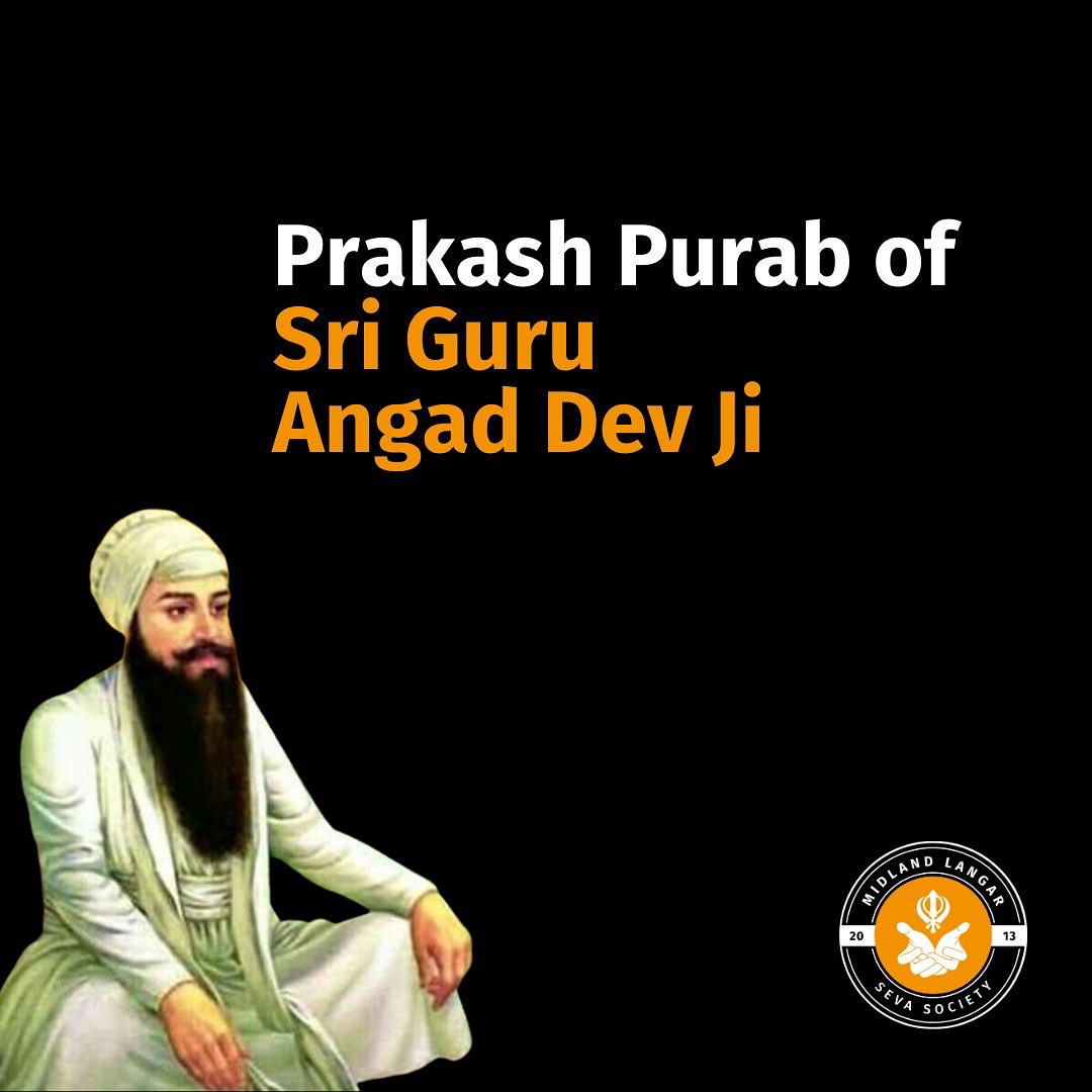 Congratulations to all on this auspicious occasion as today marks the Prakash Purab of Sri Guru Angad Dev Ji Maharaj! 🧡