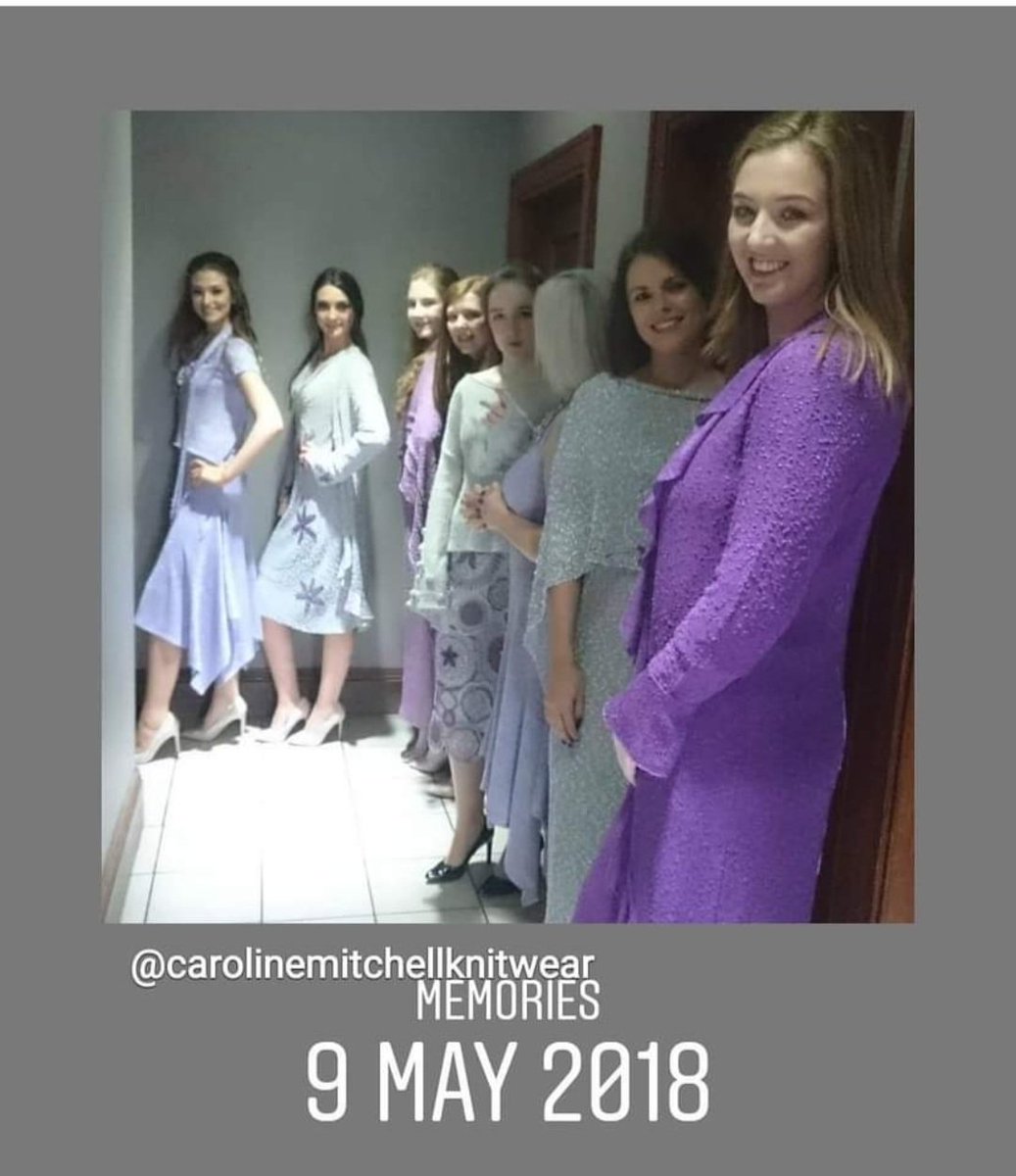 A #purple #lavender and #silver memory from Facebook this morning 💜🤍💜 Waiting to go on at a #fashionshow with models from @htmodelling #knitwear #crochet #Irishfashion #irishknitwear