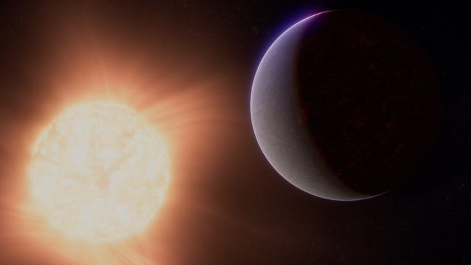 Si tratta della migliore prova ad oggi dell’esistenza di atmosfera di un pianeta roccioso al di fuori del nostro Sistema Solare. esa.int/Science_Explor… #Webb @esascience