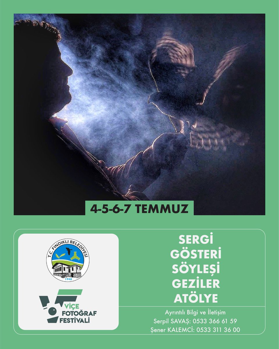 📸2. Viçe Fotoğraf Şenliği 🗓️4-5-6-7 Temmuz 2024 📌 Ülkemiz ve bölgemiz fotoğrafçılarıyla birlikte planlanan 2. fotoğraf şenliği, Fındıklı’da ve kardeş belediyemiz Gürcistan’ın Mestia kentinde gerçekleştirilecek. Detaylar yakında…