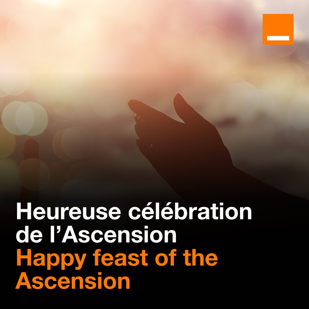 Heureuse célébration de l'Ascension 😇 ! Quel est le programme du jour 🧐? ------ Happy feast of the Ascension! 😇 What are your plans? 🧐