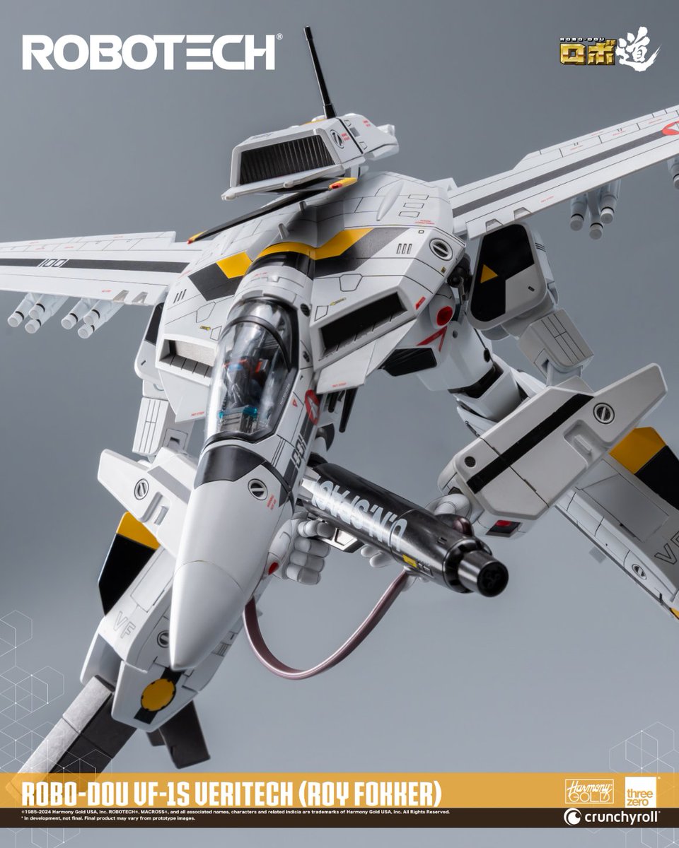 ROBO-DOU ROBOTECH VF‐1S Veritech (Roy Fokker) will be available for pre-order at the threezero Store on 16 May at 9pm EDT! bit.ly/VF1SVeritechRo… #threezero #Robotech #VF1S #Veritech #RoyFokker #ROBODOU #collectibles #figures #animefigures #actionfigures #toys