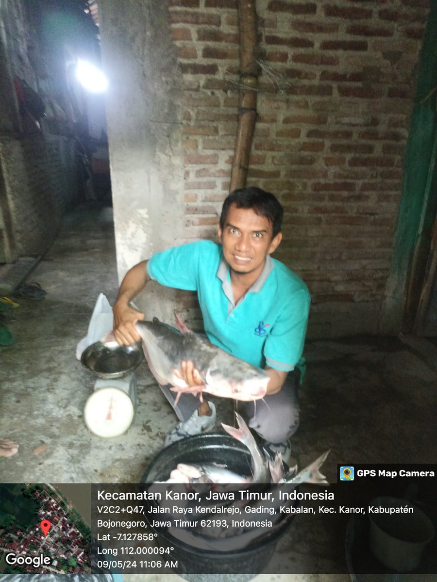 caturagungprab3's tweet photo. Kamis(9-5-2024) Catur A P, #Luhkan #Bnegoro, pendataan #produksi nelayan supriyadi PUD sungai Bengawan solo di KUB Sido Terampil Ds Kabalan, Jambal 11kg harga Rp. 20.000/kg
#GiatLuhkanSatminkalBWI
#Bnegoro 
@puslatluhkp
@bppp_banyuwangi
@brsdm_kp https://t.co/t1Aw6Erhlp