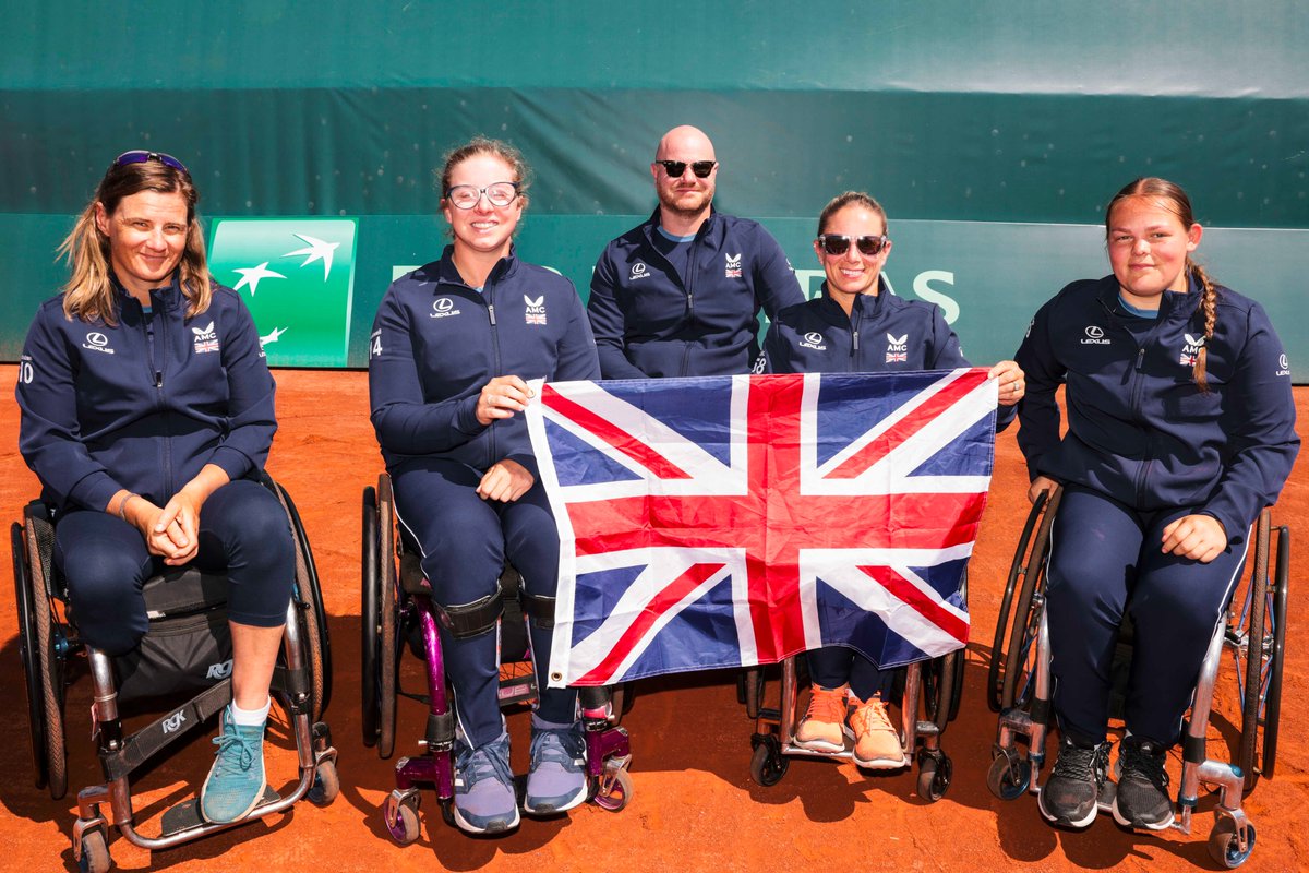 WATCH LIVE... As the Lexus GB World Team Cup Women's Team face top seeds the Netherlands. On the back of yesterday's victory over Brazil, it's the last round-robin group match for 🇬🇧 @AbbieBreakwell LIVE HERE 👉 bit.ly/3QBreNA #BackTheBrits 🇬🇧 | #wheelchairtennis