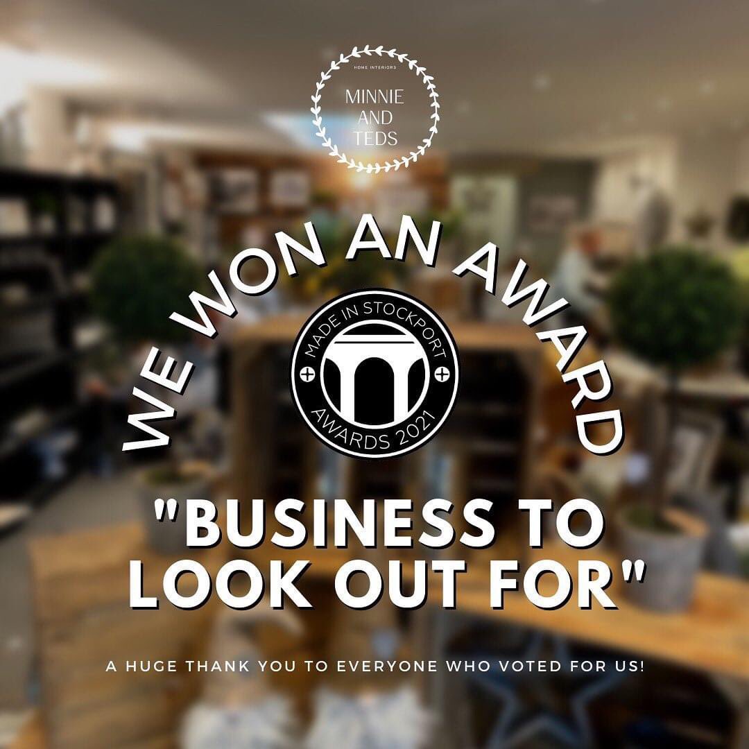 #ThrowbackThursday to when <a href="/MinnieAndTeds/">Minnie and Teds</a> won Business to look out for at #MadeInStockport Awards 2021 #MISA21 😊 #BusinessAwards #Stockport