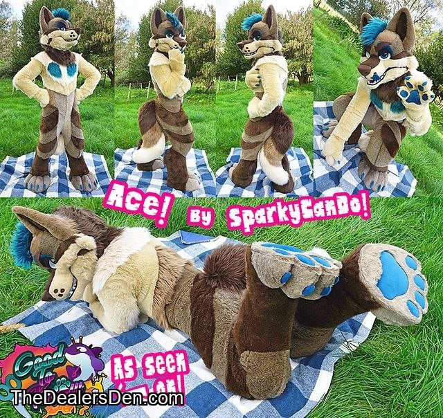 Ace, as seen being built on my GoodToKnow fursuit tutorial series, is up for resale due to the original owners emergency house fire situation.

Check him out over on TheDealersDen now!
thedealersden.com/listing/sparky…