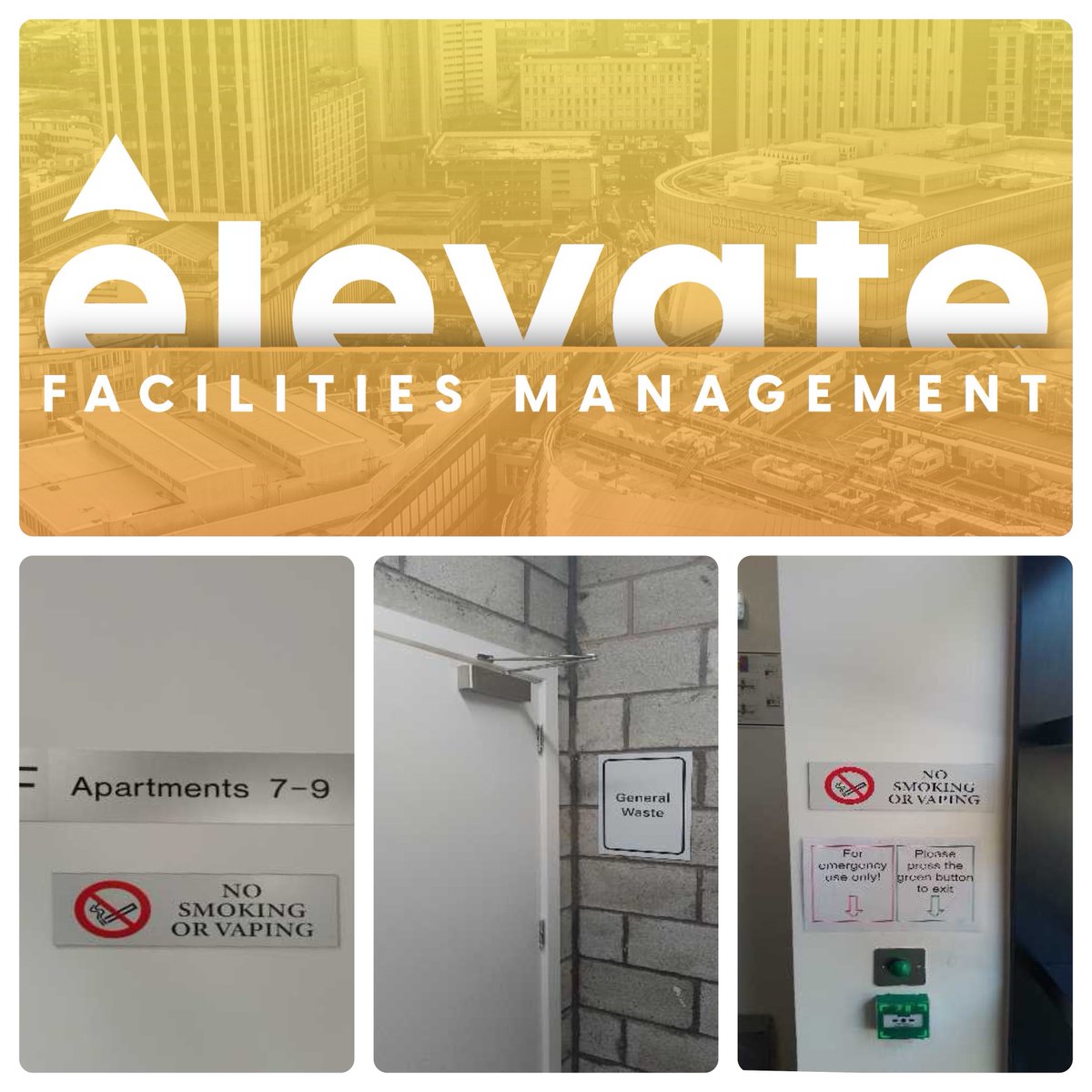 FmElevate's tweet image. 🔹 **Enhancing Communal Spaces with New Signage by Elevate FM Ltd!** 🔹

For bespoke signage solutions:
📞 0330 128 9898
📧 info@elevatefm.co.uk
💻 elevatefm.co.uk

#ElevateFM #SignageSolution #CommunalAreas #FacilityManagement