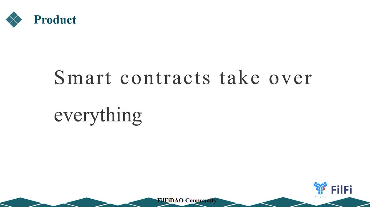 🚀Smart contracts take over everything, raise pledged tokens, sealing progress, and distribute income and ensure no manual factors. 
🔥Smart contracts manage the storage sector, and work with the  team to effectively manage sector risks. #Filecoin #FilFi
@Filecoin @FilFoundation