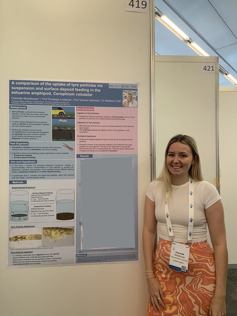Charlotte Woodhouse (@oceanswithcharl) on Twitter photo Come see my poster and have a chat about tyre particles at poster 419!🛞 #SETACSeville <a href="/PlymouthMarine/">Plymouth Marine Lab</a> @ExeterMarine <a href="/UniofExeter/">University of Exeter</a> Come see my poster and have a chat about tyre particles at poster 419!🛞 #SETACSeville <a href="/PlymouthMarine/">Plymouth Marine Lab</a> @ExeterMarine <a href="/UniofExeter/">University of Exeter</a>