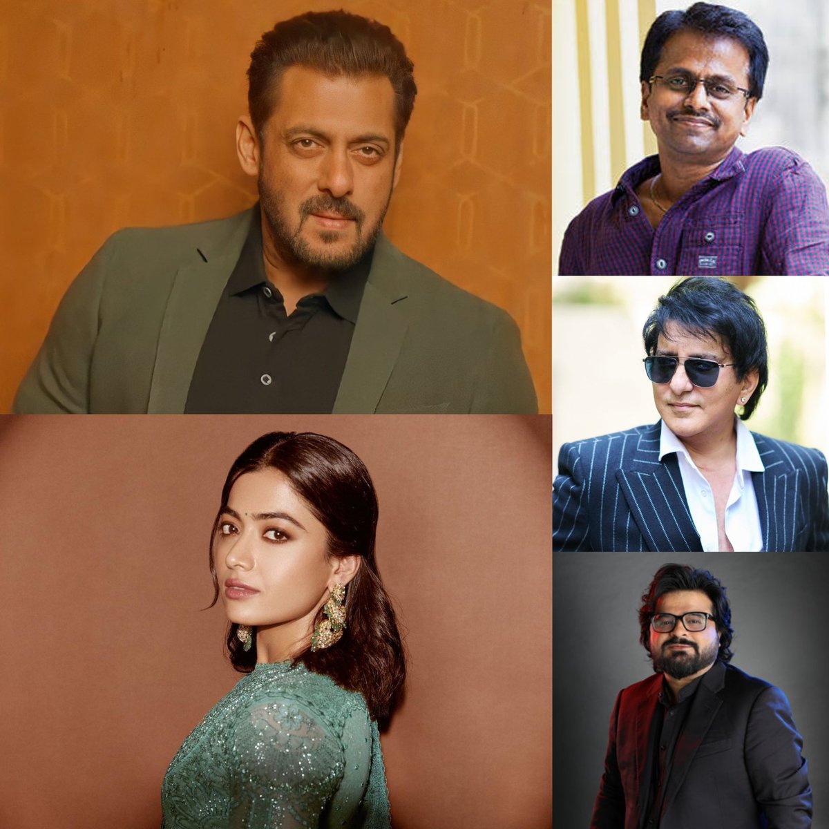 Megastar #SalmanKhan THE LEAD HERO #RashmikaMandanna THE LEAD ACTRESS #ARMurugadoss (@ARMurugadoss) THE DIRECTOR #SajidNadiadwala (@NGEMovies) THE PRODUCER #Pritam (@ipritamofficial) THE MUSIC DIRECTOR #Sikandar is shaping up perfectly👌🔥