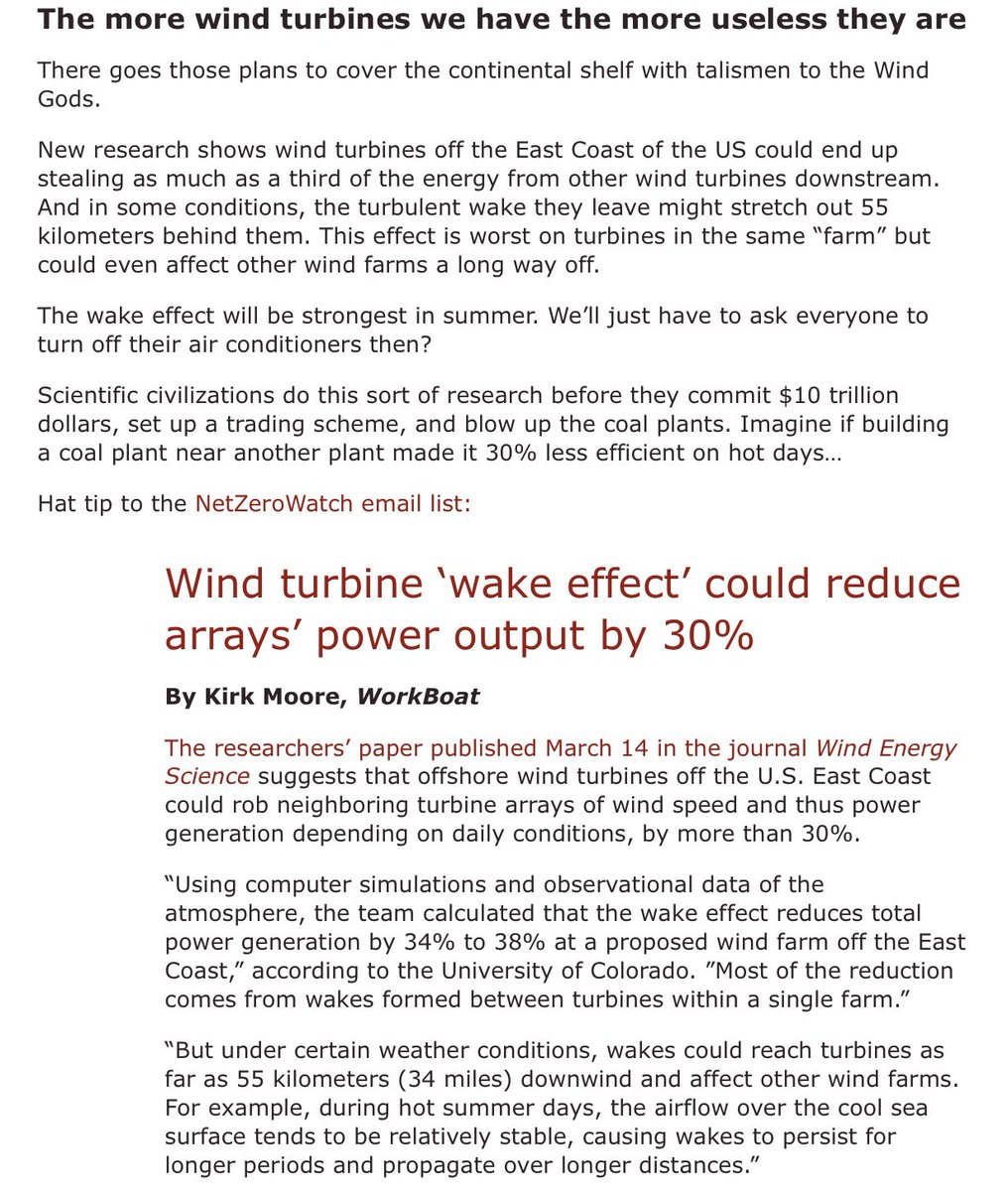 Wind “power”.
Where more means less.
#RenewableEnergy #Renewables #CostofNetZero #ClimateScam #ClimateBrawl 

joannenova.com.au/2024/05/wind-t…