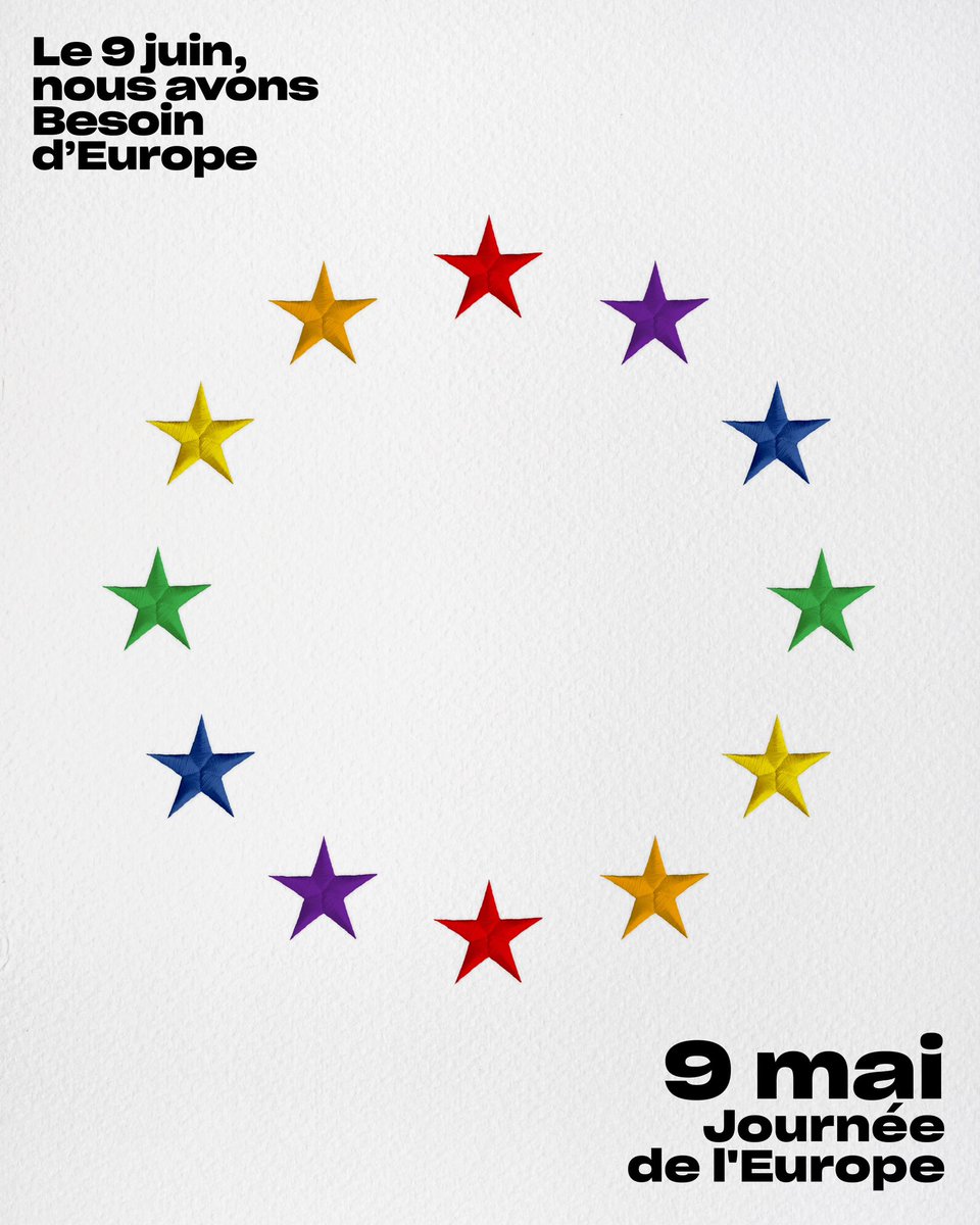 L’🇪🇺, depuis 74 ans, nous offre un espace de liberté, de paix et de protection. C’est cela que nous défendrons le 9 juin prochain : 1 seul jour, 1 seul tour. Il nous reste 1 mois pour convaincre. #JourneeDeLEurope
