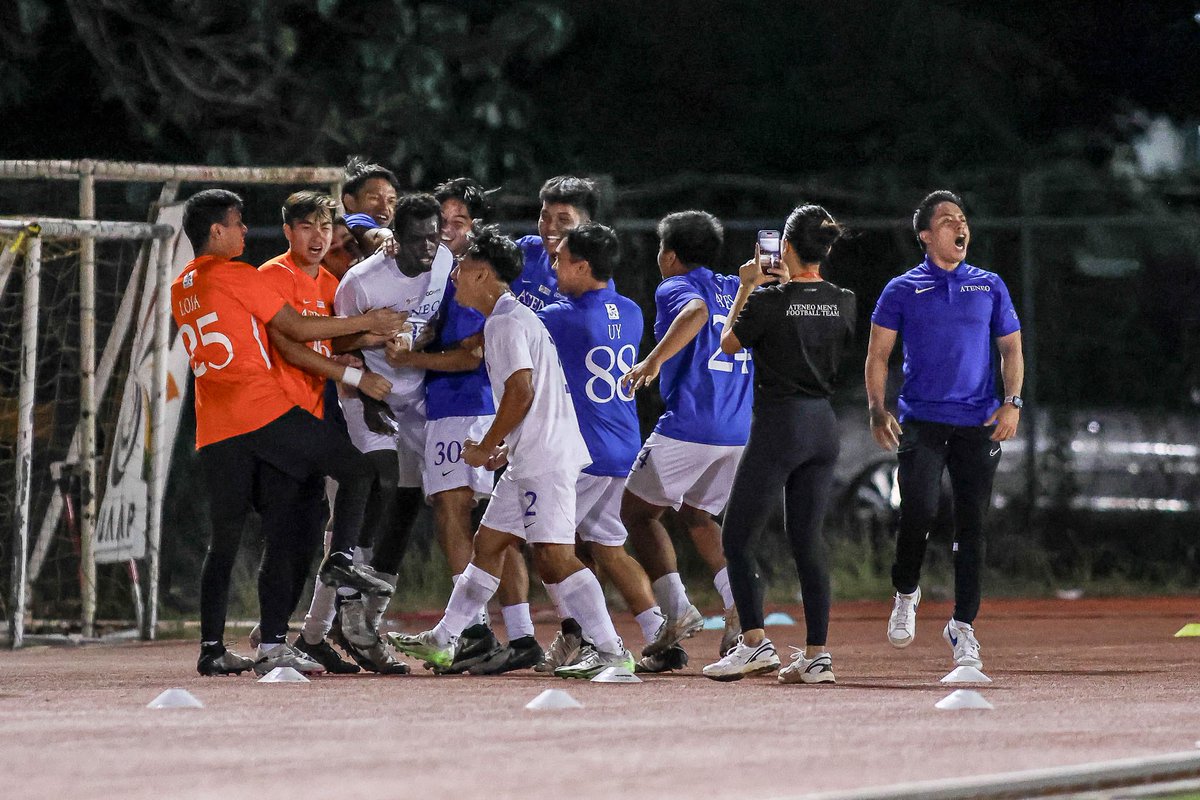 Euan_TheGUIDON's tweet image. DEFYING THE ODDS
The Ateneo Men’s Football Team aims to extend their postseason run by toppling the first-seeded Far Eastern University Tamaraws in the UAAP Men’s Football Semifinals later at 4:30 PM.
Follow me for live updates.
#UAAPFootball
@TheGUIDONSports
📸: UAAP Media